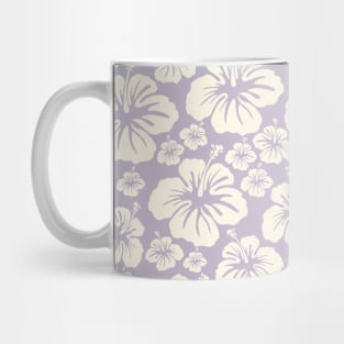 hibiscus tropical lilac mauve cream aloha Hawaii coconut girl aesthetic iPhone case Mug